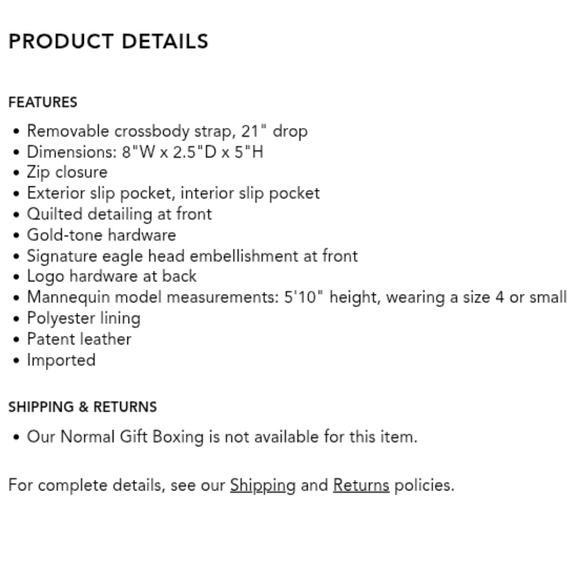 Kurt Geiger ✨️ London Kensington Patent Leather Crossbody - Picture 4 of 16